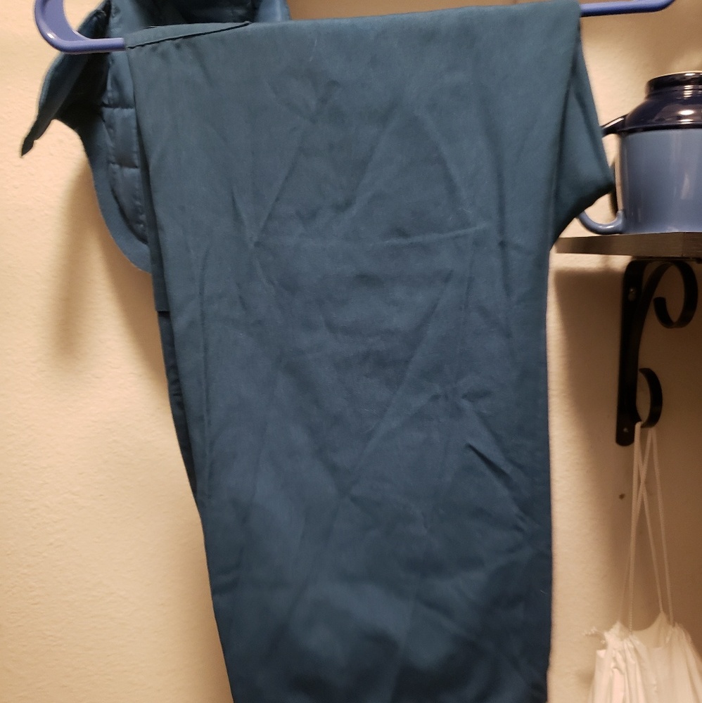 Teal scrub pants